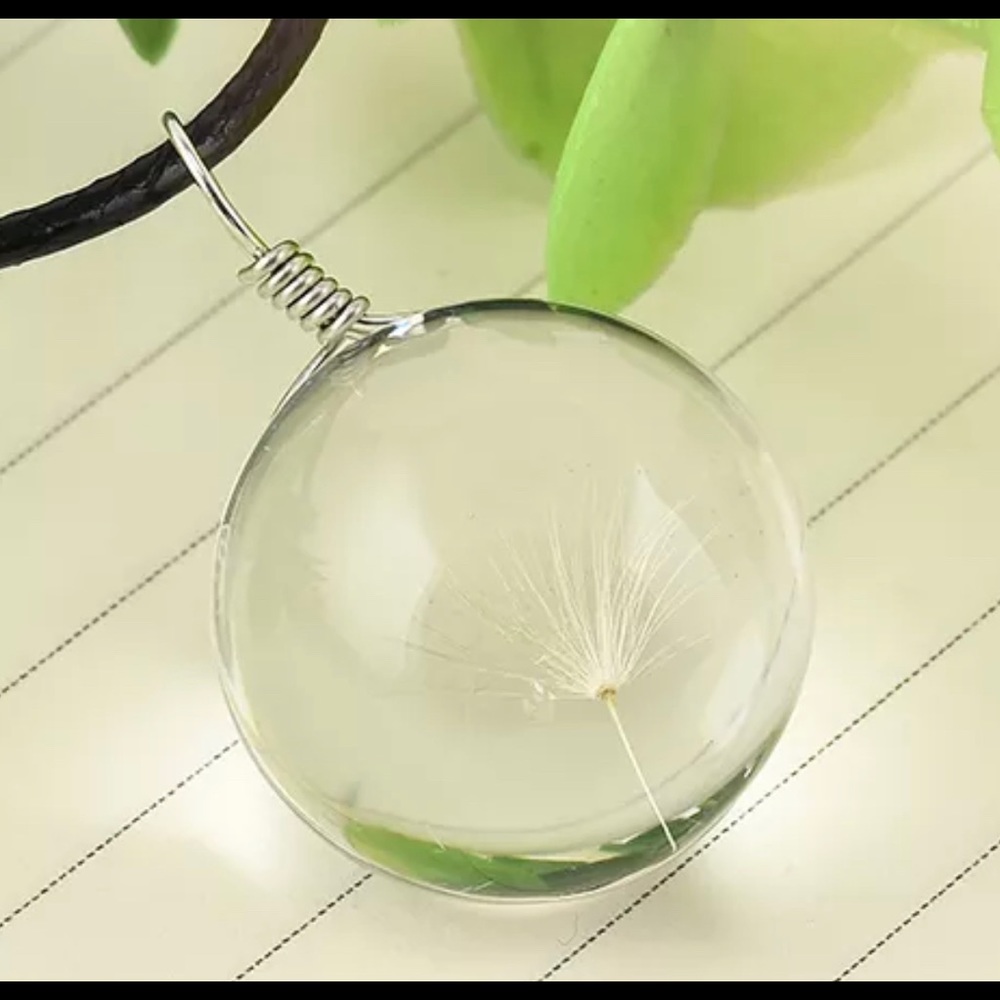 Dandelion Seed Friendship Necklace